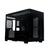 Корпус XASTRA QR600  0F-UC Black ATX/Aquarium/Curve Glass /Led Strip/No fans/Type-C/ QR600-0F-UC-L