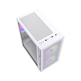 Корпус Powercase Mistral SM05 ARGB, Tempered Glass, 3x120mm ARGB PWM fans, белый, mATX  (CMMSM05W-A3)