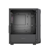 Корпус Powercase Mistral SM06 ARGB, Tempered Glass, 3x120mm ARGB PWM fans, чёрный, mATX  (CMMSM06B-A3)