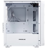 Корпус Powercase Mistral SM06 ARGB, Tempered Glass, 3x120mm ARGB PWM fans, белый, mATX  (CMMSM06W-A3)