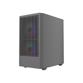 Корпус Powercase Mistral SM07 ARGB, Tempered Glass, 3x120mm ARGB PWM fans, чёрный, mATX  (CMMSM07B-A3)