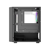 Корпус Powercase Mistral SM07 ARGB, Tempered Glass, 3x120mm ARGB PWM fans, чёрный, mATX  (CMMSM07B-A3)