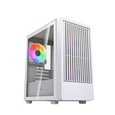Корпус Powercase Mistral SM07 ARGB, Tempered Glass, 3x120mm ARGB PWM fans, белый, mATX  (CMMSM07W-A3)