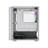 Корпус Powercase Mistral SM07 ARGB, Tempered Glass, 3x120mm ARGB PWM fans, белый, mATX  (CMMSM07W-A3)