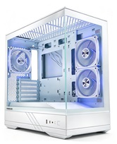 Корпус Powercase GT3 ARGB, TG, Type-C, 3x 120мм ARGB PWM Fans, белый, mATX  (CMGT3W-A3)