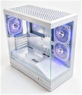 Корпус Powercase GT3 ARGB, TG, Type-C, 3x 120мм ARGB PWM Fans, белый, mATX  (CMGT3W-A3)