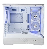 Корпус Powercase GT3 ARGB, TG, Type-C, 3x 120мм ARGB PWM Fans, белый, mATX  (CMGT3W-A3)