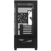 Корпус Powercase Vision Micro S4B, Tempered Glass, Type-C, 3x 120mm ARGB PWM Fan, ARGB+PWM HUB, чёрный, mATX  (CVMMSHB-A3)