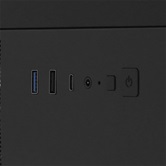 Корпус Powercase Vision Micro S4B, Tempered Glass, Type-C, 3x 120mm ARGB PWM Fan, ARGB+PWM HUB, чёрный, mATX  (CVMMSHB-A3)