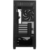 Корпус Powercase Vision Micro S4B, Tempered Glass, Type-C, 3x 120mm ARGB PWM Fan, ARGB+PWM HUB, чёрный, mATX  (CVMMSHB-A3)
