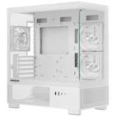 Корпус Powercase Vision Micro S4W, Tempered Glass, Type-C, 3x 120mm ARGB PWM Fan, ARGB+PWM HUB, белый, mATX  (CVMMSHW-A3)
