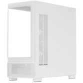Корпус Powercase Vision Micro S4W, Tempered Glass, Type-C, 3x 120mm ARGB PWM Fan, ARGB+PWM HUB, белый, mATX  (CVMMSHW-A3)