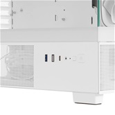 Корпус Powercase Vision Micro S4W, Tempered Glass, Type-C, 3x 120mm ARGB PWM Fan, ARGB+PWM HUB, белый, mATX  (CVMMSHW-A3)