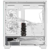 Корпус Powercase Vision Micro S4W, Tempered Glass, Type-C, 3x 120mm ARGB PWM Fan, ARGB+PWM HUB, белый, mATX  (CVMMSHW-A3)