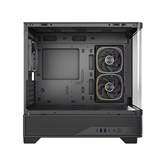 Корпус Powercase Vision Micro M6B, Curved Glass, Type-C, 3x 120mm ARGB PWM Fan, чёрный, mATX  (CVMM6B-A3)