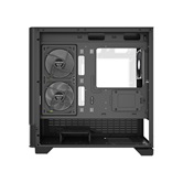 Корпус Powercase Vision Micro M6B, Curved Glass, Type-C, 3x 120mm ARGB PWM Fan, чёрный, mATX  (CVMM6B-A3)
