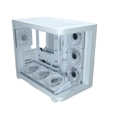 Корпус XASTRA QR600 7ARGB C10-UC White ATX/Aquarium/Curve Glass /Led Strip/ 7x120mm ARGB PWM FM fans/ Argb+PWM HUB 10port /Type-C/ QR600-7FM12A-C10-UC-L-WH