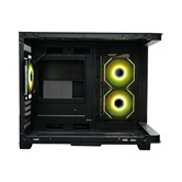 Корпус XASTRA QR600M 3ARGB C10-UC Black mATX/Aquarium/Curve Glass /Led Strip/3x120mm ARGB PWM FM fans/ Argb+PWM HUB 10port /Type-C/ QR600M-3FM12A-C10-UC-L