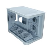 Корпус XASTRA QR600M 6ARGB C10-UC White mATX/Aquarium/ Curve Glass /Led Strip/6x120mm ARGB PWM FM fans/ Argb+PWM HUB 10port / Type-C/ QR600M-6FM12A-C10-UC-L-WH