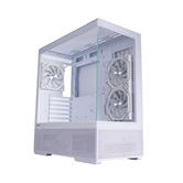 Корпус 1STPLAYER CV7 ARGB White / ATX / 3x120mm ARGB & 2x120mm fans / CV7-WH-2FAR-W-2FH7R-W-1FH7-W