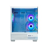 Корпус XASTRA Q400M 3ARGB-C6-UC White mATX/Aquarium/Screewless/ 3x120mm ARGB PWM FM fans/Argb+PWM HUB 6port/ Type-C/ Q400M-3FM12A-C6-UC-WH