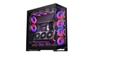Phanteks универсальное крепление для вертикальной установки GPU с райзер-кабелем 220мм Gen.5.0 и ARGB подсветкой / Black / PH-PGPUKT5.0_DBK01