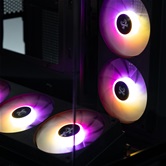 Корпус XASTRA QW500M 6ARGB-FC-C6-UC Black mATX/Aquarium/Screewless/ 1x120+1x240+1x360mm ARGB PWM FC fans/Argb+PWM HUB 6port/Type-C/ QW500M-1FA36A-1FA24A-1FC12A-C6-UC