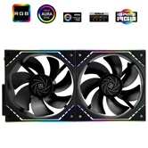 Комплект вентиляторов (2 шт.) Thermalright TL-M12QR X2 (Pack of 2) / Reverse / ARGB / 120mm PWM / TRTLM12QRX2.2P