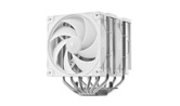 Кулер DEEPCOOL AG620 G2 WH LGA1954/1851/1700/AM5/AM4 (9шт/кор, TDP 270W, PWM, DUAL Black Fan 120mm, 6 тепл. трубок, белый) RET