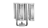 Кулер DEEPCOOL AG620 G2 WH LGA1954/1851/1700/AM5/AM4 (9шт/кор, TDP 270W, PWM, DUAL Black Fan 120mm, 6 тепл. трубок, белый) RET