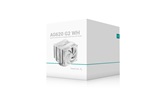 Кулер DEEPCOOL AG620 G2 WH LGA1954/1851/1700/AM5/AM4 (9шт/кор, TDP 270W, PWM, DUAL Black Fan 120mm, 6 тепл. трубок, белый) RET