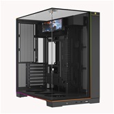 Корпус Thermalright TR-A70 Vision / Black / TG / ARGB Strip / 9.16'' LCD screen / USB TYPE-C / W/O fans / ATX  / TRA70V