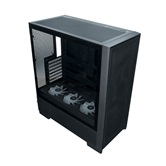 Корпус XASTRA  A700 3ARGB-C10-UC Black ATX/Mesh/ 1x360mm ARGB PWM /Argb+PWM HUB 10port/ Type-C / A700-1FA36A-C10-UC