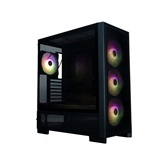 Корпус XASTRA  A700  7ARGB-C10-UC Black ATX/Mesh/ 1x360mm+4x140mm ARGB PWM fans / Argb+PWM HUB 10port/Type-C / A700-1FA36A-4FL14A-C10-UC