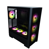 Корпус XASTRA  A700  7ARGB-C10-UC Black ATX/Mesh/ 1x360mm+4x140mm ARGB PWM fans / Argb+PWM HUB 10port/Type-C / A700-1FA36A-4FL14A-C10-UC