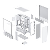 Корпус XASTRA  A700 3ARGB-C10-UC White ATX/Mesh/ 1x360mm ARGB PWM /Argb+PWM HUB 10port/ Type-C / A700-1FA36A-C10-UC-WH