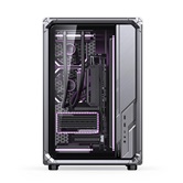 Корпус JONSBO X400 PRO Gray, TG (aquarium), mini-ITX, mATX, ATX, серый