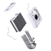 Кулер JONSBO CR-1000 V3 PRO ARGB White LGA1851/1700/1200/115X/AM5/AM4 (24шт/кор, TDP 230W, PWM, 120mm ARGB LED Fan, 6 тепловых трубок, белый, 4-pin) Retail