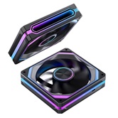 Вентилятор JONSBO XA-120B 120х120х28мм (60шт/кор, PWM, ARGB LED, 700-2400об/мин, черный) Retail