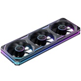 Вентилятор JONSBO XA-360BR (3 in 1) 362х123х28мм REVERSE (16шт/кор, PWM, ARGB LED, 700-1800об/мин, черный) Retail