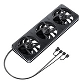 Вентилятор JONSBO XA-360BR (3 in 1) 362х123х28мм REVERSE (16шт/кор, PWM, ARGB LED, 700-1800об/мин, черный) Retail