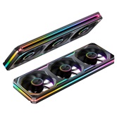 Вентилятор JONSBO XA-360BR (3 in 1) 362х123х28мм REVERSE (16шт/кор, PWM, ARGB LED, 700-1800об/мин, черный) Retail