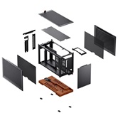 Корпус JONSBO T9 Black, mini-ITX, SFX, черный