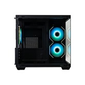 Корпус XASTRA QW400M 3ARGB-C6-AC Black mATX/Aquarium/Screewless/3x120mm ARGB PWM FM fans/Argb+PWM HUB 6port/Type-C+USB3.0 (1 USB3.0 кабель)/ QW400M-3FM12A-C6-AC
