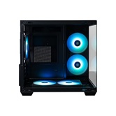 Корпус XASTRA QW400M 5ARGB-FC-C6-AC Black mATX/Aquarium/Screewless/1x120mm+2x240 ARGB PWM FC fans/Argb+PWM HUB 6port/Type-C+USB3.0 (1 USB3.0 кабель)/ QW400M-2FA24A-1FC12A-C6-AC