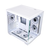 Корпус XASTRA QW400M 5ARGB-C6-AC White mATX/Aquarium/Screewless/5x120mm ARGB PWM FM fans/Argb+PWM HUB 6port/Type-C+USB3.0 (1 USB3.0 кабель)/ QW400M-5FM12A-C6-AC-WH