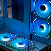 Корпус XASTRA QW400M 5ARGB-C6-AC White mATX/Aquarium/Screewless/5x120mm ARGB PWM FM fans/Argb+PWM HUB 6port/Type-C+USB3.0 (1 USB3.0 кабель)/ QW400M-5FM12A-C6-AC-WH