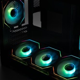 Корпус XASTRA QR500M 6ARGB-FM-C10-UC Black mATX/Aquarium/ 2 Curve Glass /6x120mm ARGB PWM FM fans/ Argb+PWM HUB 10port /Type-C/ QR500M-6FM12A-C10-UC