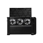 Корпус XASTRA QR500M 6ARGB-FC-C6-UC Black mATX/Aquarium/ 2 Curve Glass /1x360mm+1x240mm+1x120mm ARGB PWM FM fans/ Argb+PWM HUB 6port /Type-C/ QR500M-1FA36A-1FA24A-1FC12A-C6-UC