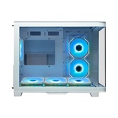 Корпус XASTRA QR500M 6ARGB-FM-C10-UC White mATX/Aquarium/ 2 Curve Glass /6x120mm ARGB PWM FM fans/ Argb+PWM HUB 10port /Type-C/ QR500M-6FM12A-C10-UC-WH